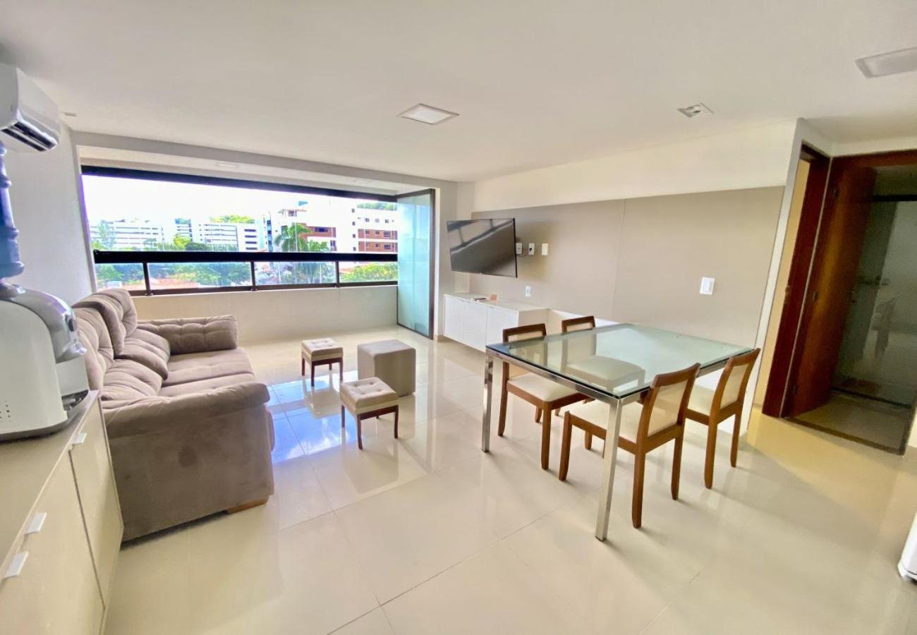 الشقق الفندقية João Pessoaفي  Goldflat Cabo Branco By Penareiaturbr الغرفة الصورة