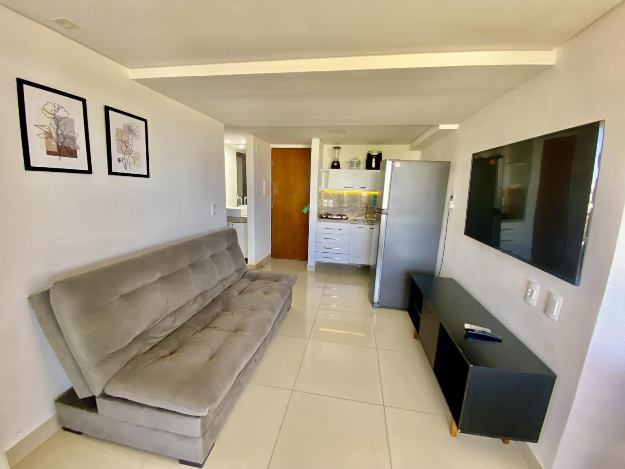 الشقق الفندقية João Pessoaفي  Goldflat Cabo Branco By Penareiaturbr الغرفة الصورة