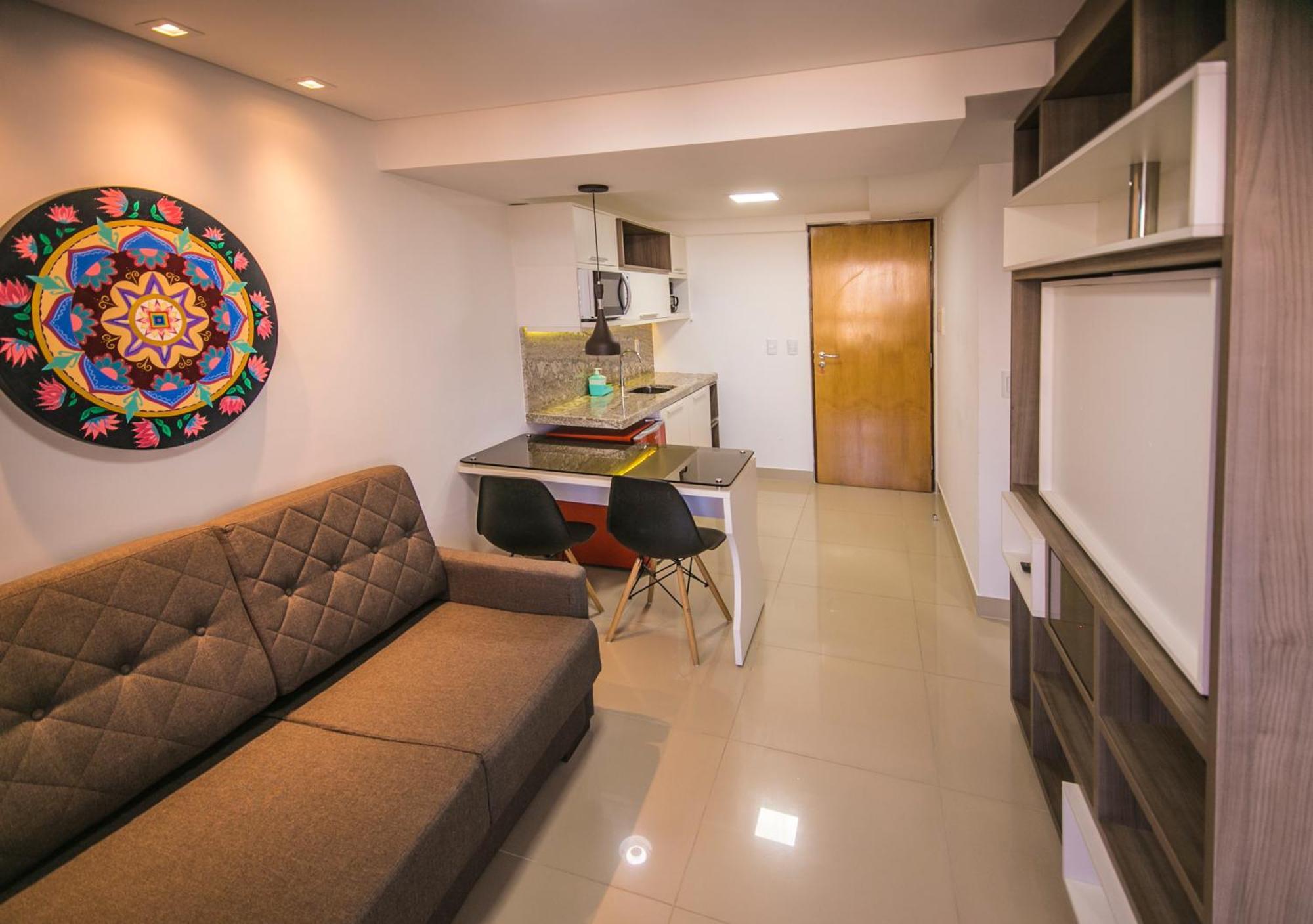 الشقق الفندقية João Pessoaفي  Goldflat Cabo Branco By Penareiaturbr الغرفة الصورة